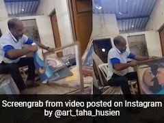 Gaza Artist Destroys His Paintings To Feed Starving Family