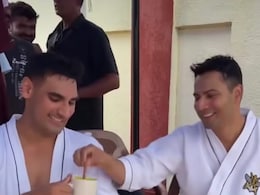 Varun Dhawan, Ahan Shetty's BTS Moment On Border 2 Sets Features "Chai Aur Bizkoot" Varun Dhawan, Ahan Shetty's BTS Moment On Border 2 Sets Features "Chai Aur Bizkoot"
