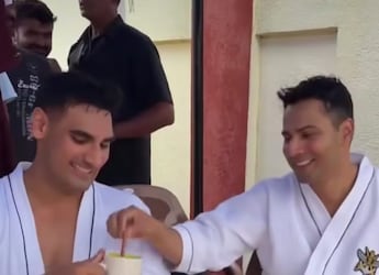 Varun Dhawan, Ahan Shetty's BTS Moment On Border 2 Sets Features  Varun Dhawan, Ahan Shetty's BTS Moment On Border 2 Sets Features