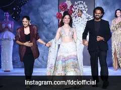 Tamannaah Bhatia Channels Flower Power, Cosmic Magic In Twin Rahul Mishra Ensembles