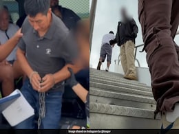 "Handcuffed, Heads Bowed": Inside US Deportation Flight Carrying Migrants "Handcuffed, Heads Bowed": Inside US Deportation Flight Carrying Migrants