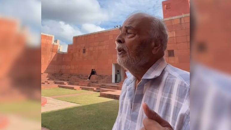 बुजुर्ग अंकल ने लोगों को दिलाई किशोर कुमार की याद, इस अंदाज में गाया उनका गाना लोग बोले- ये है टैलेंट
