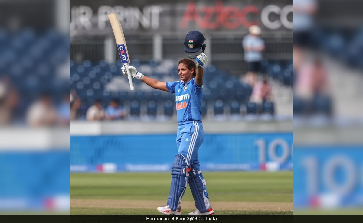 Harmanpreet Kaur Breaks Record As India Captain Slams 84-Ball Ton vs England