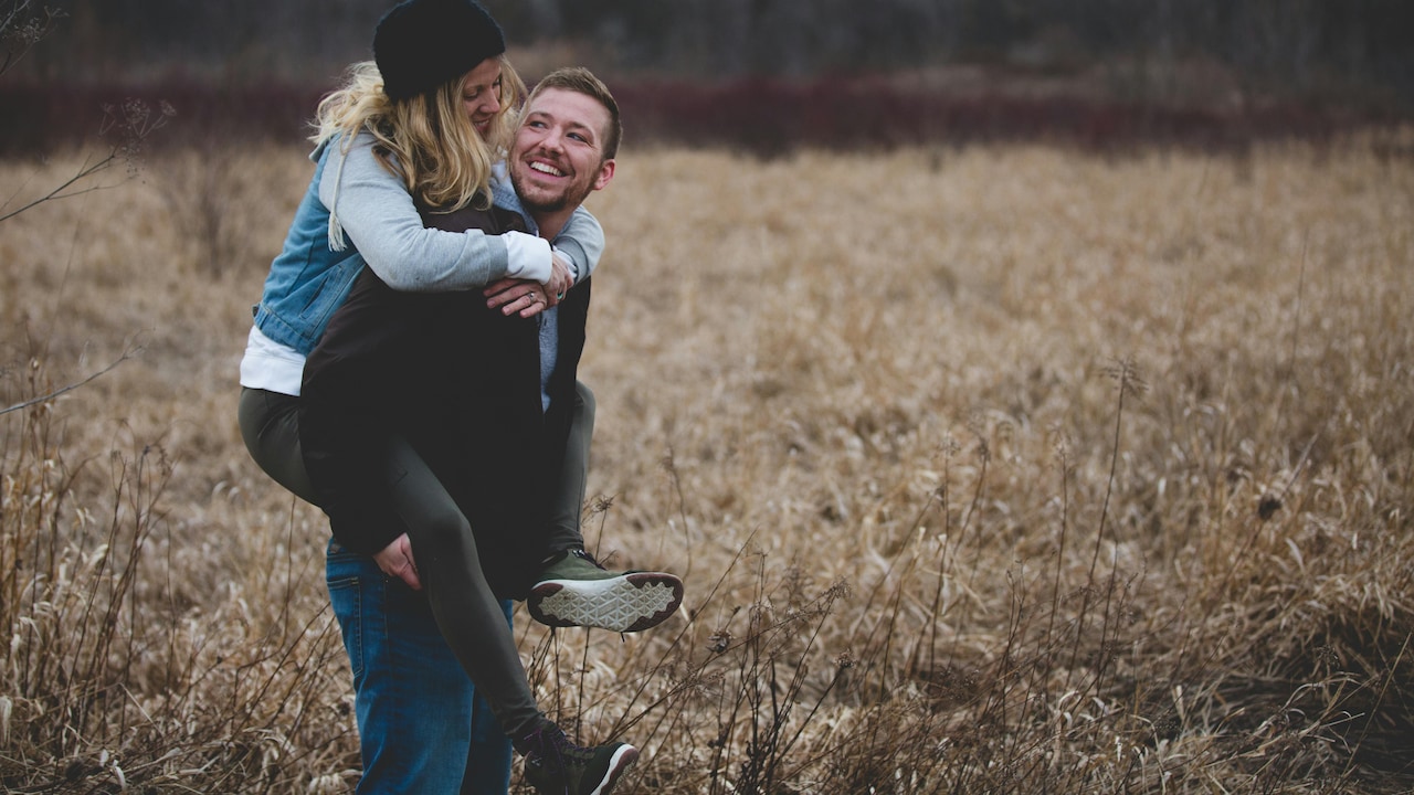 Real love isn't loud, it's two giggles, one screen, and a piggyback ride that costs nothing.