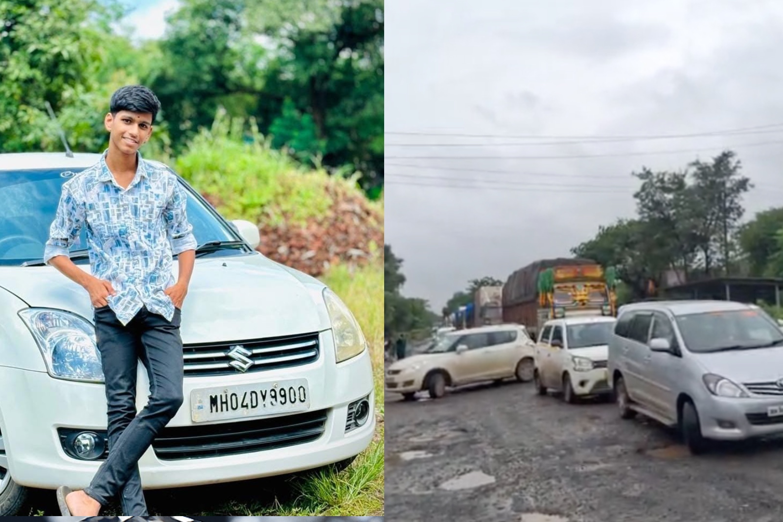 मुंबई के भिवंडी में सड़क के गड्ढे ने ली युवक की जान, गुस्साए लोगों ने किया चक्का जाम