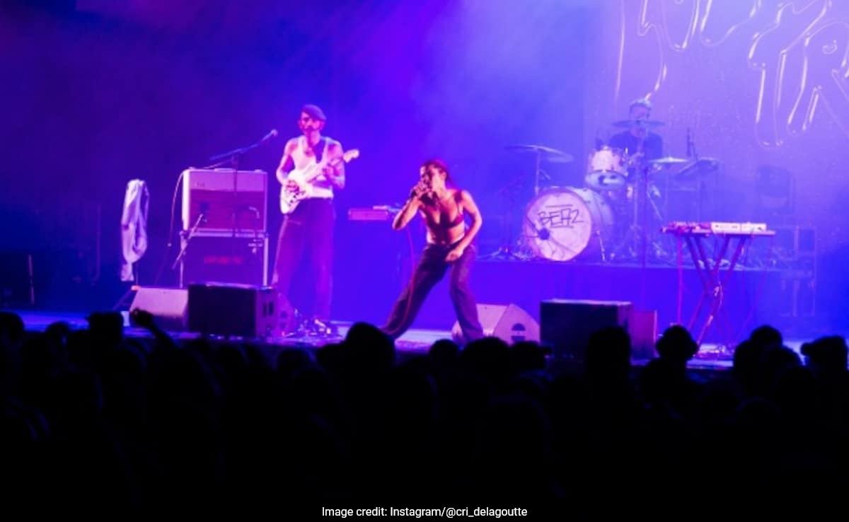 French Singer Performs Topless In Protest After Being Groped During Concert