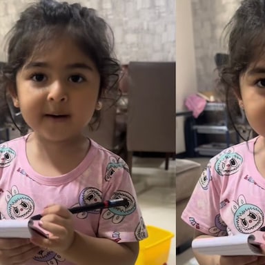 Watch: Viral Video Of Little Girl Playing Waitress To Her Mom Is Too Cute To Miss