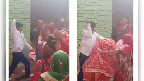 रस्म के नाम पर दुल्हन की सरेआम पिटाई, देख लोग बोले- कौन सा बदला रहे हो भाई