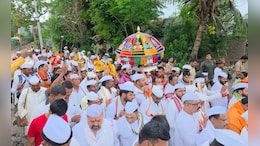 Pandharpur Wari: नीरा भिवरा पडता दृष्टी...', विठुनामाच्या गजरात तुकोबारायांचा 'नीरा स्नान' सोहळा