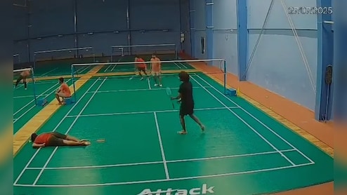On Camera, 25-Year-Old Collapses, Dies Playing Badminton In Hyderabad