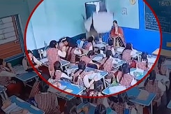 Video: Student Injured As Portion Of Ceiling Falls In Classroom In Bhopal Video: Student Injured As Portion Of Ceiling Falls In Classroom In Bhopal