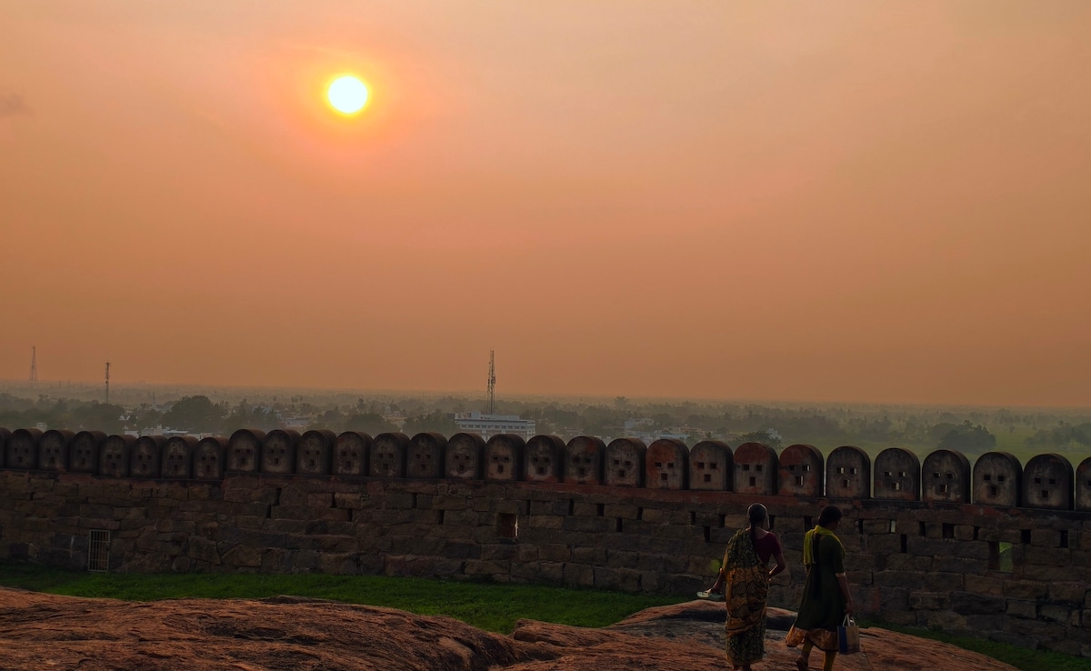 Sunset At Thirumayam Fort Sunset At Thirumayam Fort