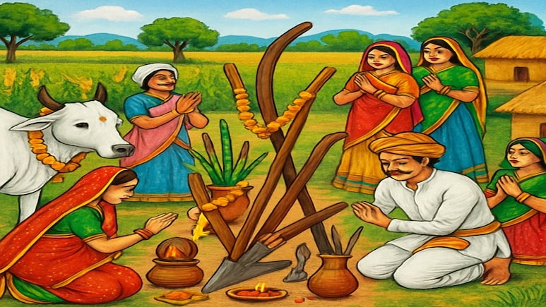Hareli Tihar 2025: छत्तीसगढ़ का पहला त्योहार 'हरेली तिहार' क्यों है खास? जानिए पूजा से लेकर पकवान तक Hareli Tihar 2025: छत्तीसगढ़ का पहला त्योहार 'हरेली तिहार' क्यों है खास? जानिए पूजा से लेकर पकवान तक