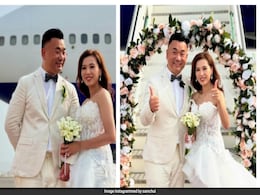 इंफ्लुएंसर ने बीच हवा में Boeing 747 में रचाई शादी, केक कटिंग से लेकर डांस और गेम्स तक खूब जमीं महफिल - देखें Video इंफ्लुएंसर ने बीच हवा में Boeing 747 में रचाई शादी, केक कटिंग से लेकर डांस और गेम्स तक खूब जमीं महफिल - देखें Video