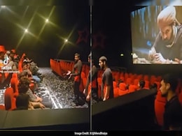 Watch: UK Theatre Stops Indian Movie Screening Midway As Fans Make Mess Watch: UK Theatre Stops Indian Movie Screening Midway As Fans Make Mess