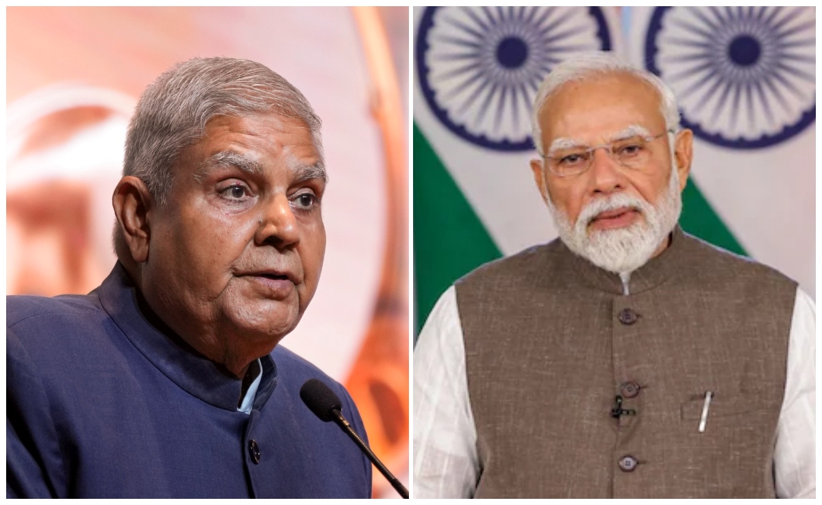 मैं उनके उत्तम स्वास्थ्य की कामना करता हूं... जगदीप धनखड़ के इस्तीफे पर पीएम मोदी
