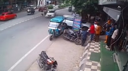 On CCTV, 2 People Tossed Into Air As Speeding Car Hits Them In Delhi