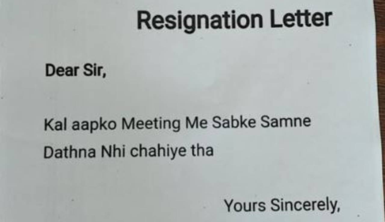किसी को काम करने में vibe नहीं आ रही, तो किसी को बॉस की डांट बुरी लग गई,  ऐसे यूनिक रीजन देकर छोड़ दी नौकरी