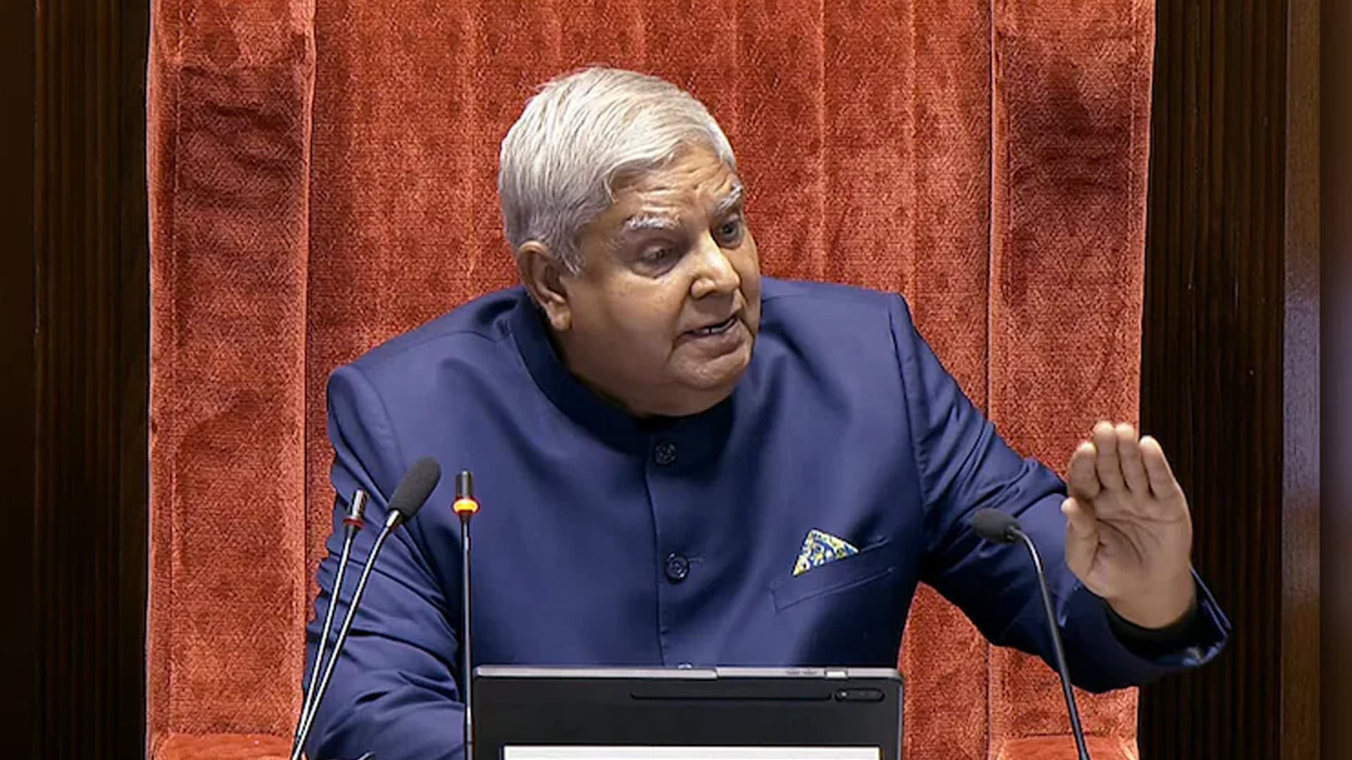 Video : Jagdeep Dhankhar's Eventful Day In Parliament Before He Resigned As Vice President