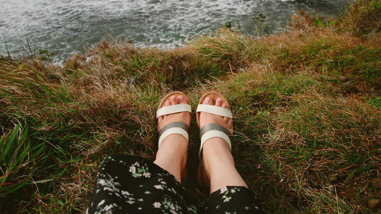 Flip flops offer a laid back look and sandals are for dressing up