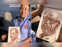 पेट की खातिर स्केचिंग छोड़ी, पर हुनर अब भी जिंदा है...गार्ड की वर्दी में छिपे आर्टिस्ट अंकल की वायरल कहानी