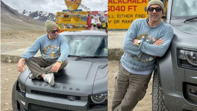 Sunny Deol Explores Ladakh In Land Rover Defender Octa: Check Pics Sunny Deol Explores Ladakh In Land Rover Defender Octa: Check Pics