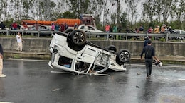 4 Injured As Vehicle In DK Shivakumar's Convoy Topples In Karnataka