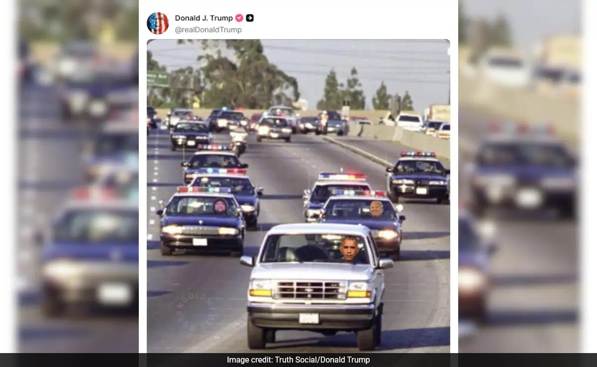 Trump Posts O.J. Simpson Meme Targeting Obama