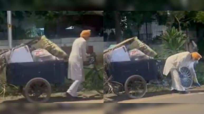 स्वच्छता का मसीहा बना पूर्व IPS, खुद चलाते हैं ठेला और उठाते हैं कचरा स्वच्छता का मसीहा बना पूर्व IPS, खुद चलाते हैं ठेला और उठाते हैं कचरा