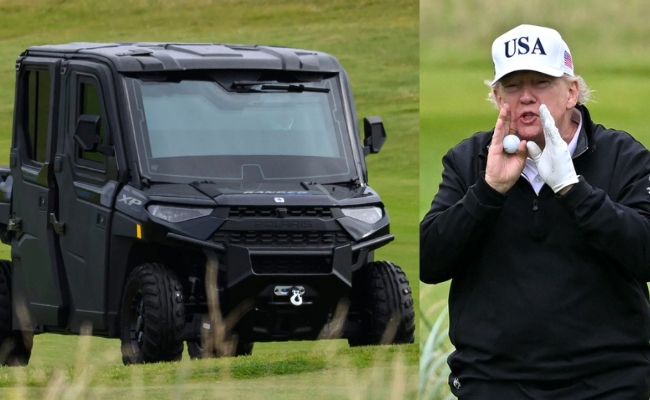 What Is Golf Force One, Donald Trump's New Armoured Buggy