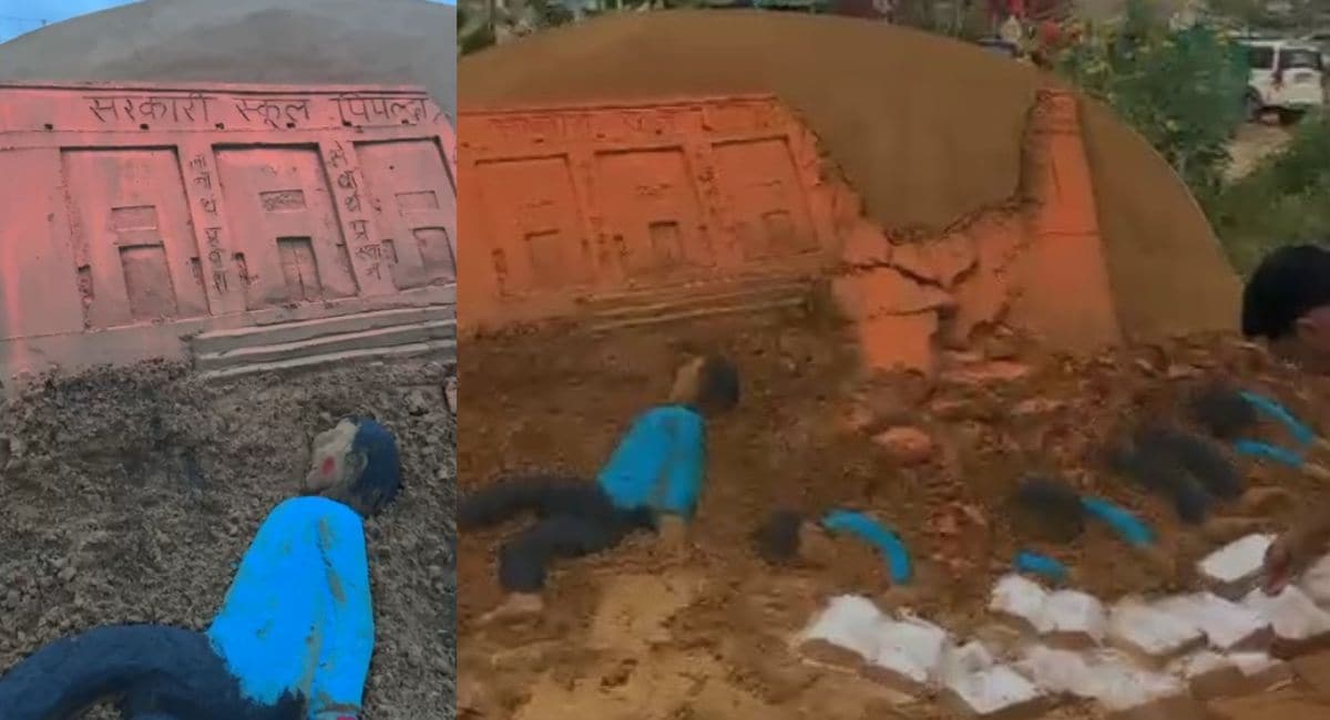 सैंड आर्टिस्ट ने मासूम बच्चों की श्रद्धांजलि दी. सैंड आर्टिस्ट ने मासूम बच्चों की श्रद्धांजलि दी.