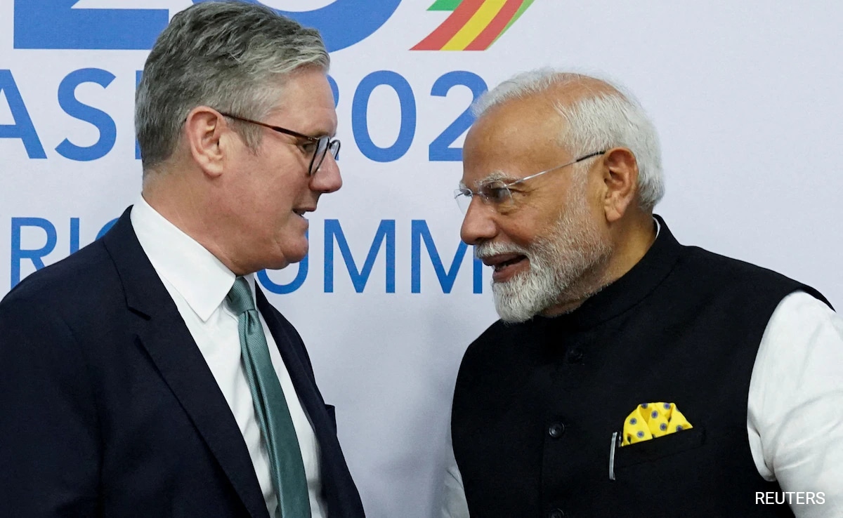 Лондон Britain and India will sign a landmark free trade