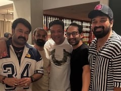Mohanlal Partied With Fahadh Faasil, Wife Nazriya After Viral <i>Hridayapoorvam</i> Moment. See Pics