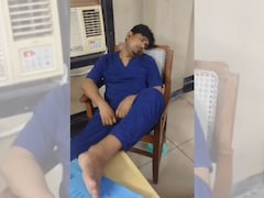 Foot On Table, Doctor Fast Asleep In Front Of AC. Patient Bleeds To Death