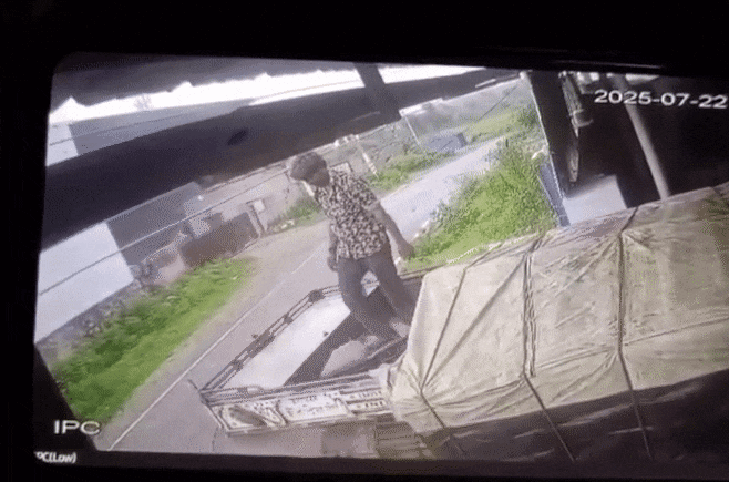 VIDEO: ट्रक ड्राइवर की छोटी सी गलती... बिजली के तार से टच होते ही निकली तेज चिंगारी, चंद सकेंड में हो गई मौत VIDEO: ट्रक ड्राइवर की छोटी सी गलती... बिजली के तार से टच होते ही निकली तेज चिंगारी, चंद सकेंड में हो गई मौत