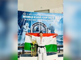 Kudo World Cup 2025: सागर के लाल सोहेल खान ने रचा इतिहास, कूडो वर्ल्ड कप 2025 में भारत को दिलाया रजत पदक Kudo World Cup 2025: सागर के लाल सोहेल खान ने रचा इतिहास, कूडो वर्ल्ड कप 2025 में भारत को दिलाया रजत पदक