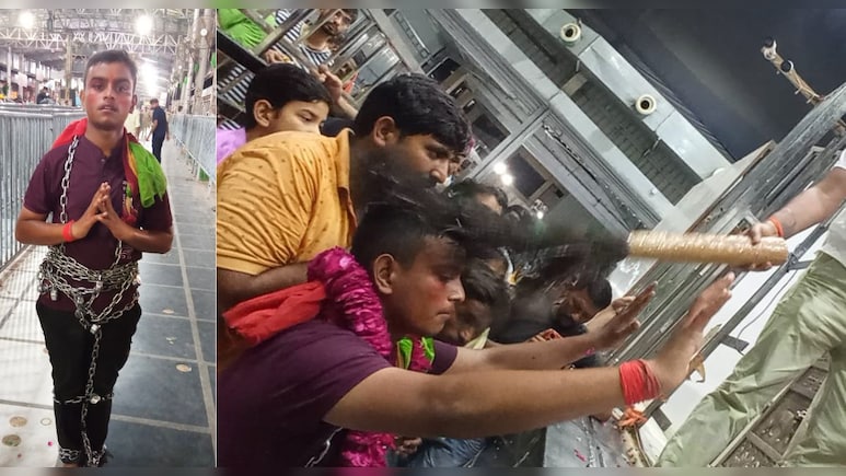 Khatushyamji: नैनीताल से जंजीरों में जकड़ा केशव खाटूश्यामजी पहुंचा, बोला- मांसाहार बंद कराइए बाबा श्याम Khatushyamji: नैनीताल से जंजीरों में जकड़ा केशव खाटूश्यामजी पहुंचा, बोला- मांसाहार बंद कराइए बाबा श्याम
