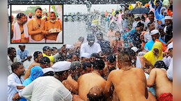 Sant Dnyaneshwar Maharaj Palkhi : पालखी सोहळा पुणे जिल्ह्यात दाखल; 'माऊली माऊली'च्या गजरात पादुकांचं नीरास्नान संपन्न