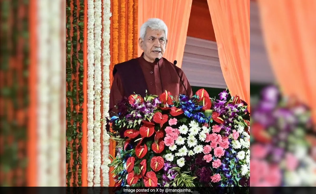 Lt Governor Manoj Sinha Sacks 5 J&K Government Employees For Terror Links