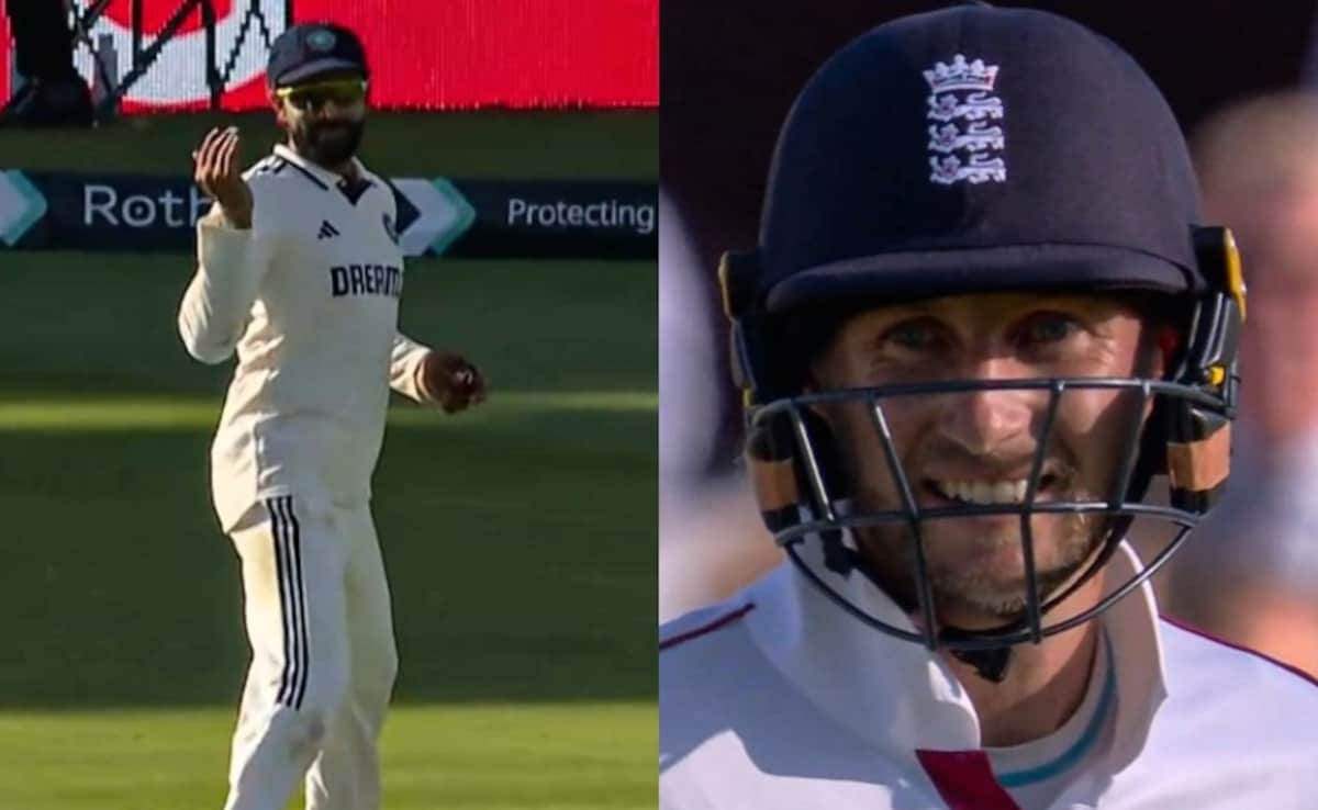 Joe Root On 99*, Ravindra Jadeja Teases England Star For A Double, Even Lets Go Of The Ball, Then...