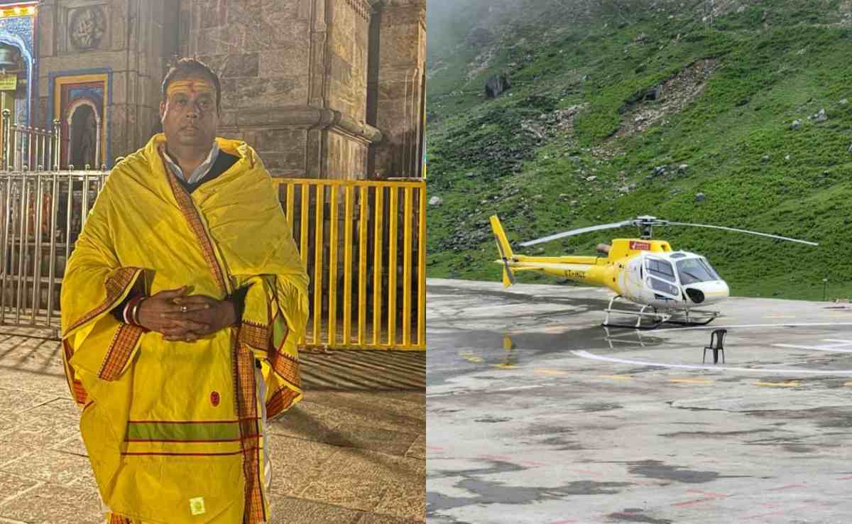 रोक के बाद भी हेलीकॉप्टर से केदारनाथ पहुंचे मंदिर समिति के अध्यक्ष, कई कारोबारी भी थे साथ, अब मचा बवाल