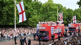 England's 'Lionesses' Joined By Thousands In Open Bus Parade After Women's Euro 2025 Triumph
