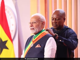घाना के सर्वोच्च राष्ट्रीय सम्मान से PM मोदी किए गए सम्मानित, दोनों देशों के बीच हुए अहम समझौते घाना के सर्वोच्च राष्ट्रीय सम्मान से PM मोदी किए गए सम्मानित, दोनों देशों के बीच हुए अहम समझौते