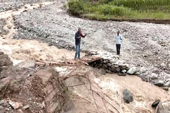 NDTV Ground Report: Bridge Washed Away By Flood In Himachal's Village, 9 Dead NDTV Ground Report: Bridge Washed Away By Flood In Himachal's Village, 9 Dead