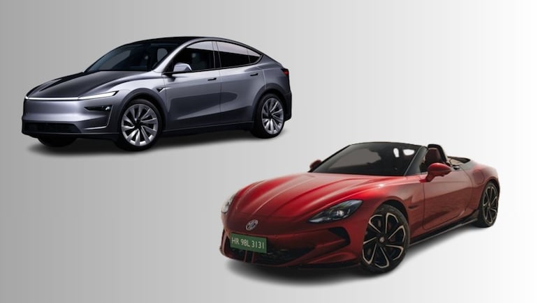 Tesla Model Y Vs MG Cyberster Comparison: Price, Specs, And Range