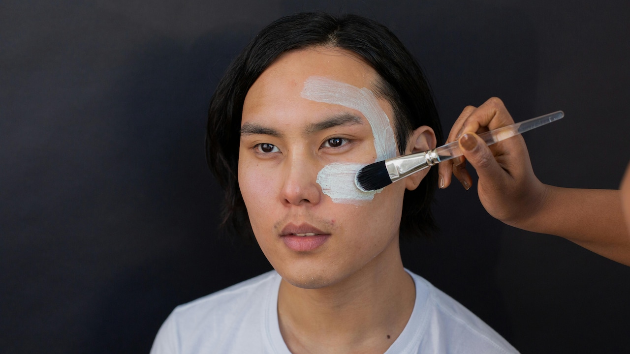 Charcoal or clay masks are great for men 