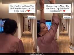मां की गेंदबाज़ी में चूक गए Shreyas Iyer, घर में हुए क्लीन बोल्ड, वीडियो वायरल मां की गेंदबाज़ी में चूक गए Shreyas Iyer, घर में हुए क्लीन बोल्ड, वीडियो वायरल