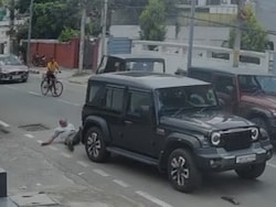 Video: Thar Collides With Scooter, Driver Then Reverses SUV To Hit Rider In Jammu