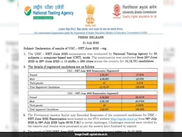 UGC-NET June Result Declared, Here's The Direct Link To Download Scorecard UGC-NET June Result Declared, Here's The Direct Link To Download Scorecard
