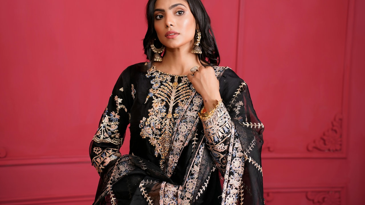 Give your Raksha Bandhan celebrations a traditional touch with anarkali suit sets under 1500